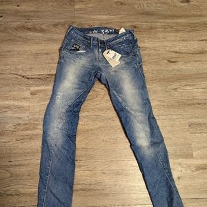 NWT G-star w's Breaker jeans, twisted leg, skinny, 25x32